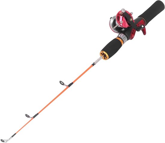 Allecto plus - Ensemble de cannes à pêche sur glace d'hiver avec moulinet, fil et Accessoires de vêtements pour bébé pour la Pêche en Plein air