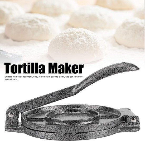Gietijzeren Tortilla Pers voor Perfecte Tortilla's en Taco's — afbeelding 3