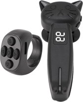 Oplaadbare Bluetooth-afstandsbediening Clicker, Ebook App Page Turner met Type C Opladen voor Foto's en Video, Selfie Clicker (PURPLE