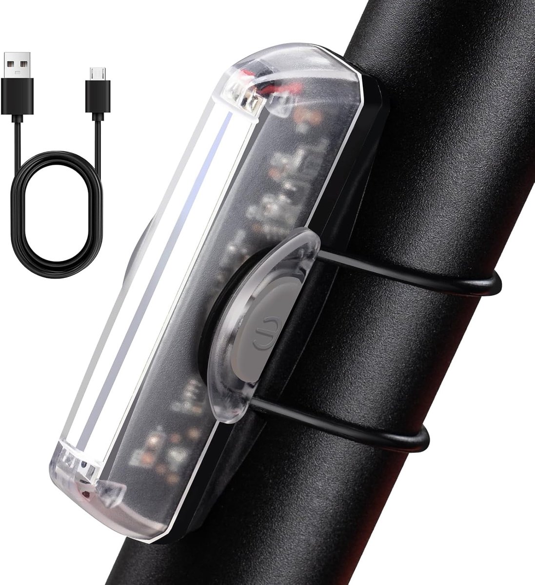 Oplaadbaar Fiets Achterlicht met Super Fel LED - Eenvoudig te Bevestigen met Clip, Rood Licht voor ultieme Veiligheid