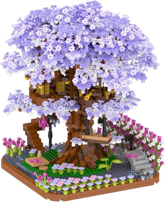 Japanse kersenbloesem - Kinderbehang - 389,6 cm x 280 cm - Walloha