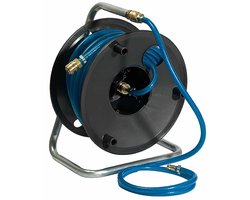 Riegler persluchtslanghaspel 20 m PVC-slang Ø 12 x 6 Koppeling NW 7,2 - 113975