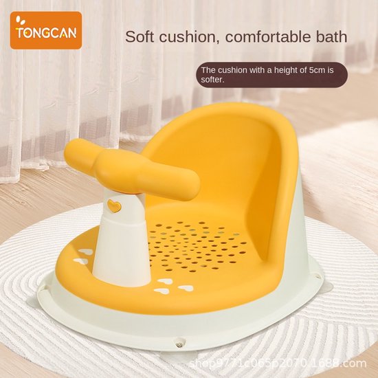 Kinder Douche Stoeltje Comfort - Draagbare Douchezit voor Baby's en Peuters - Blauw - Veilig & Gemakkelijk in Gebruik - Ideaal voor Groei van Kinder — afbeelding 4