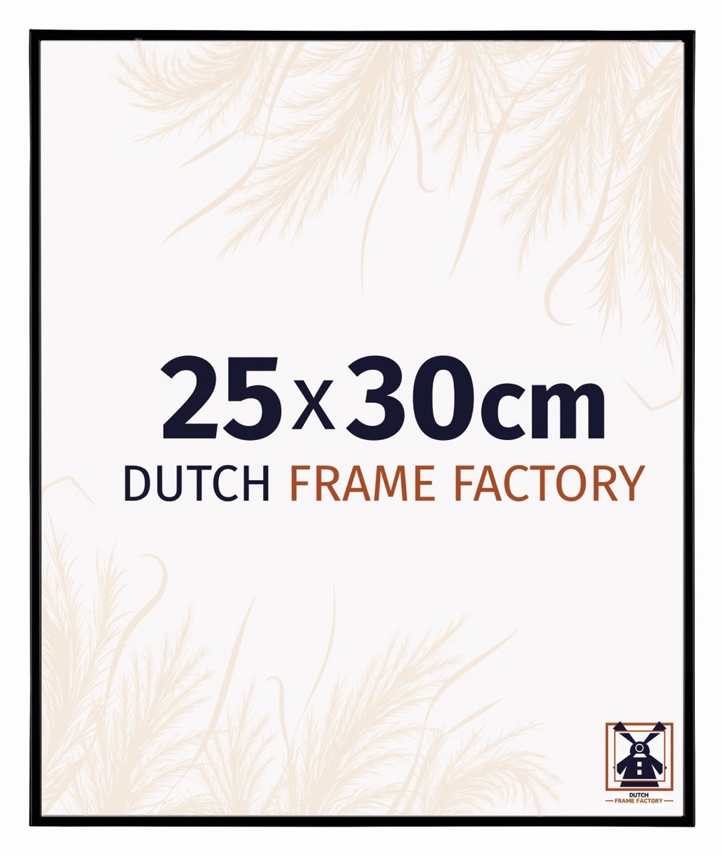 Dutch Frame Factory Fotolijst 25x30 cm - Kunststof - Zwart Mat - Easy