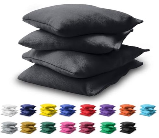 Cornhole Zitzakken Set van 4 - Weerbestendig, Beschikbaar in 16 Kleuren