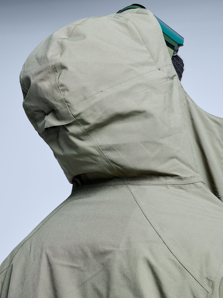 POEDERBAAS - arctic 2l insulated jacket men - Ski jack heren - Donkergroen
