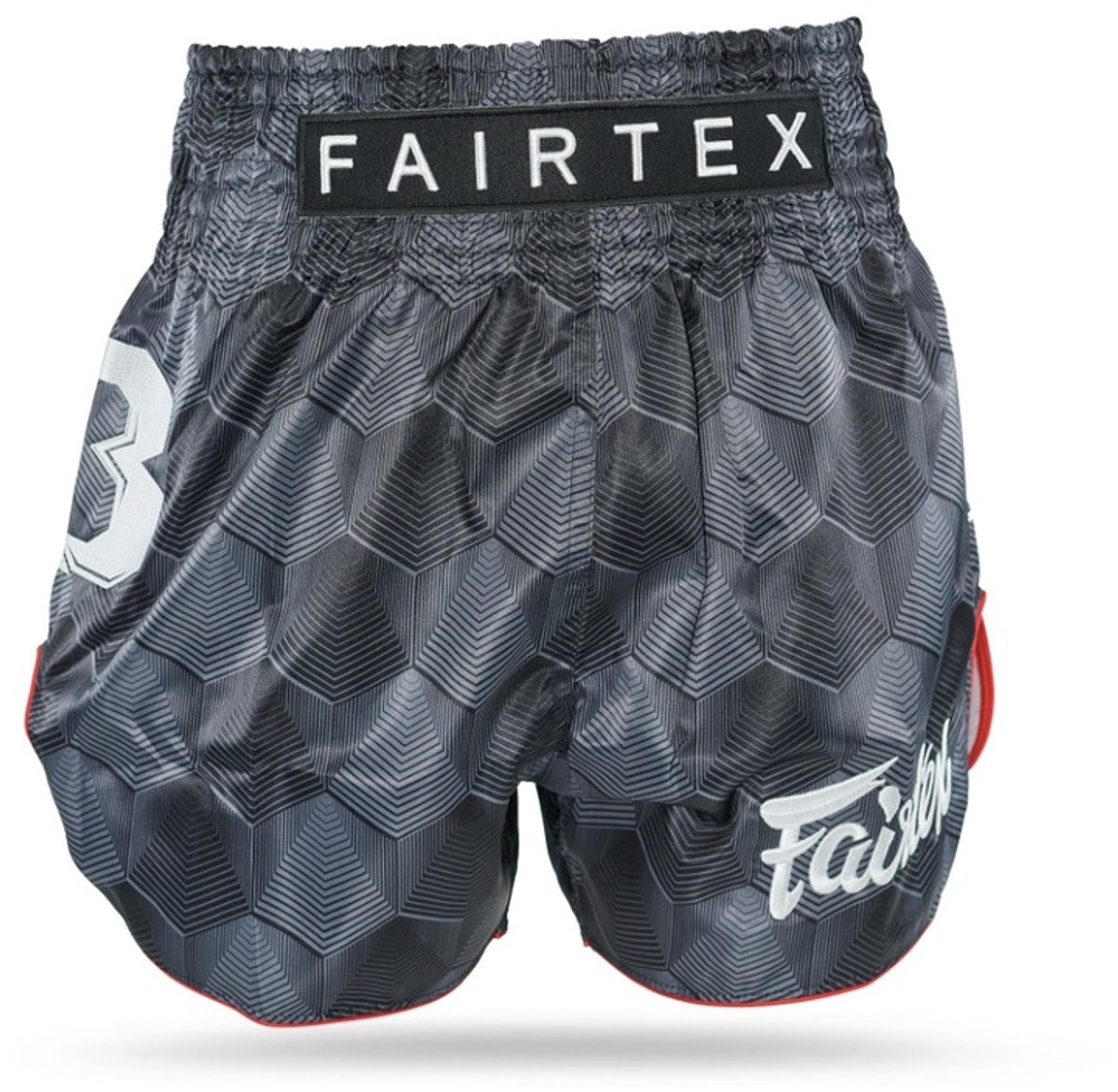 Fairtex x Booster FXB TBT Stealth Grey - Muay Thai short - M - Grijs / Zwart