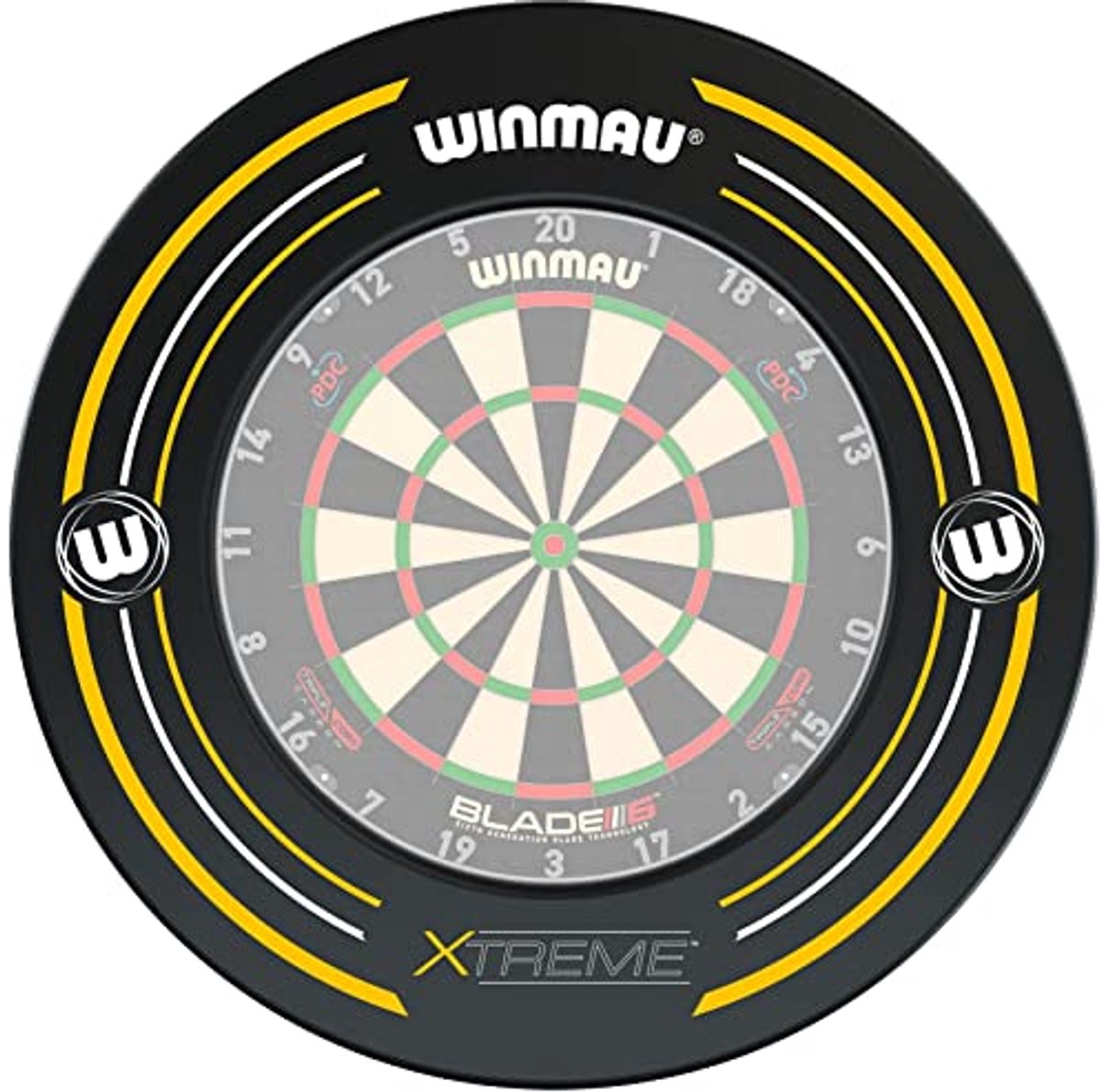 Dartbord Surround Zwart - Geschikt voor alle Bristle Dartborden