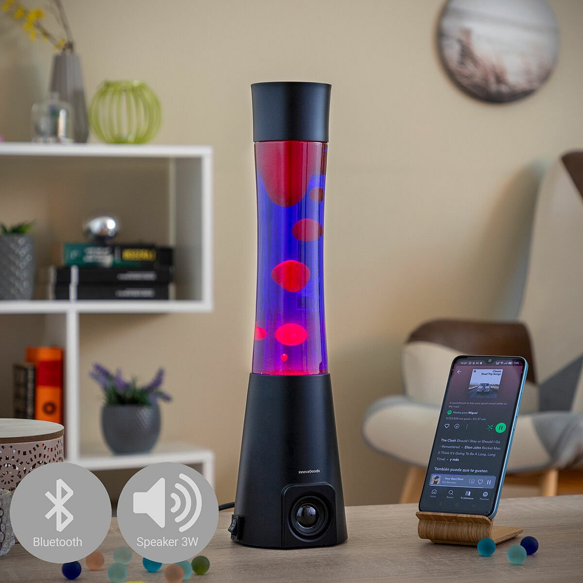 Lavalamp - met Speaker - Bluetooth Speaker - Lava Lamp - Lavalamp voor Kinderen - en Volwassenen