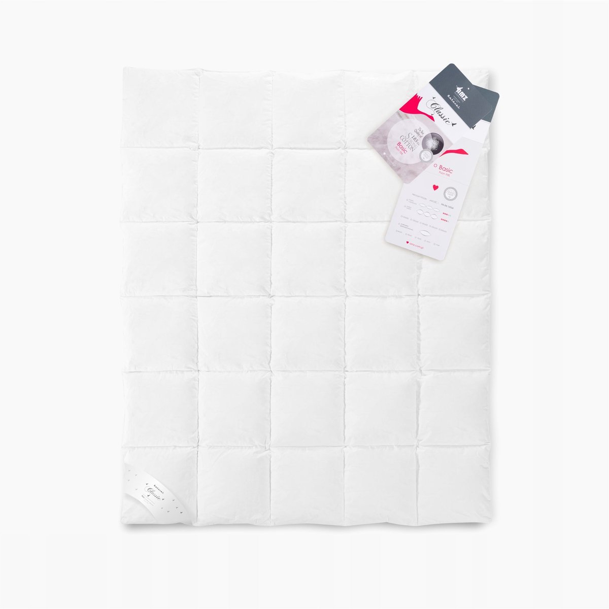 Ganzendons dekbed voor alle seizoenen 155x200cm - 70% dons, 30% veren