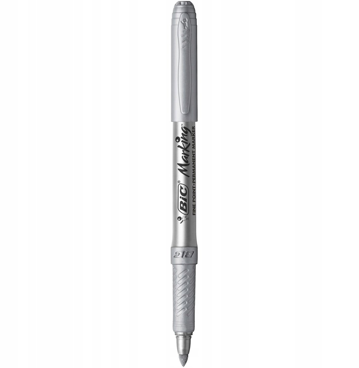 BIC Permanent Marker Srebrny - Sneldrogend & Veelzijdig