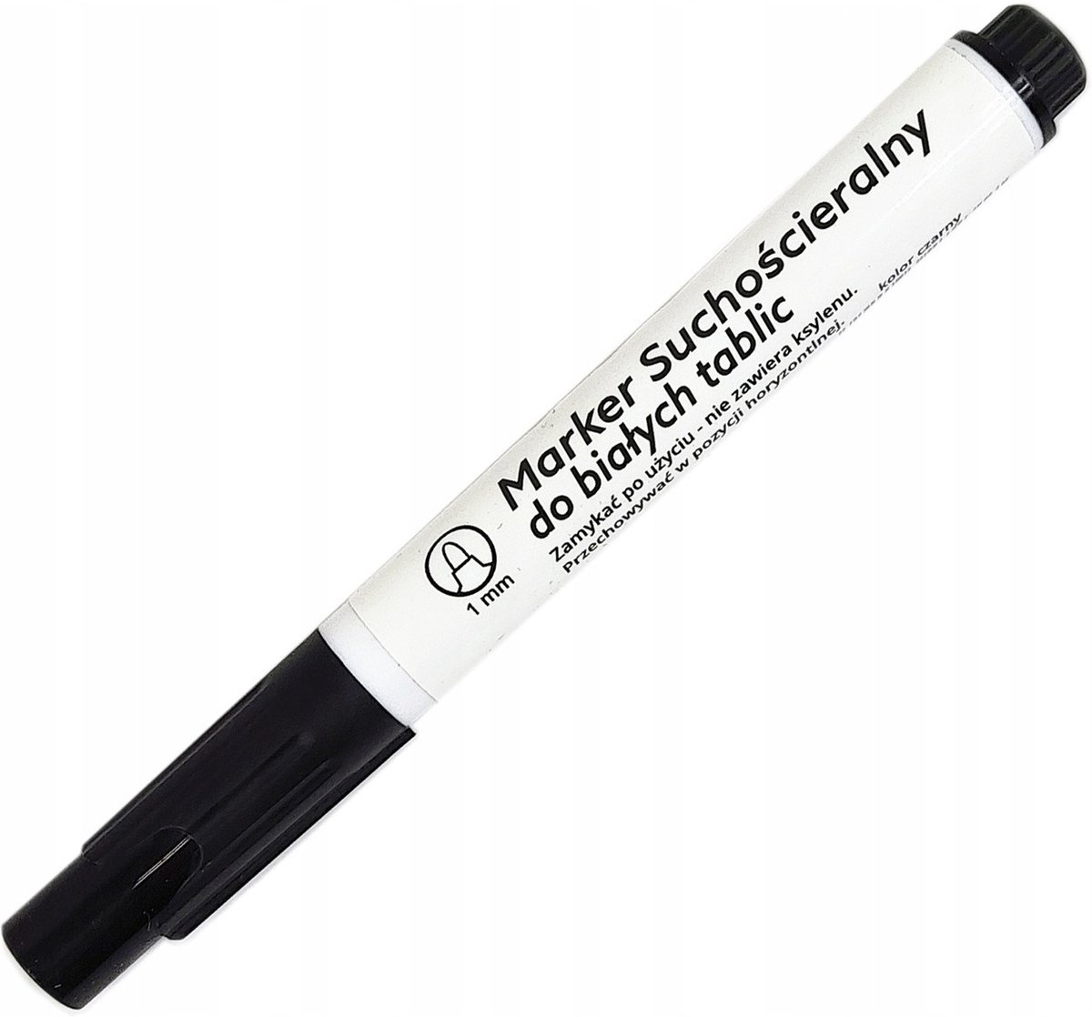 Toma Whiteboard Marker Zwart, Ronde Punt 1mm, TO-272