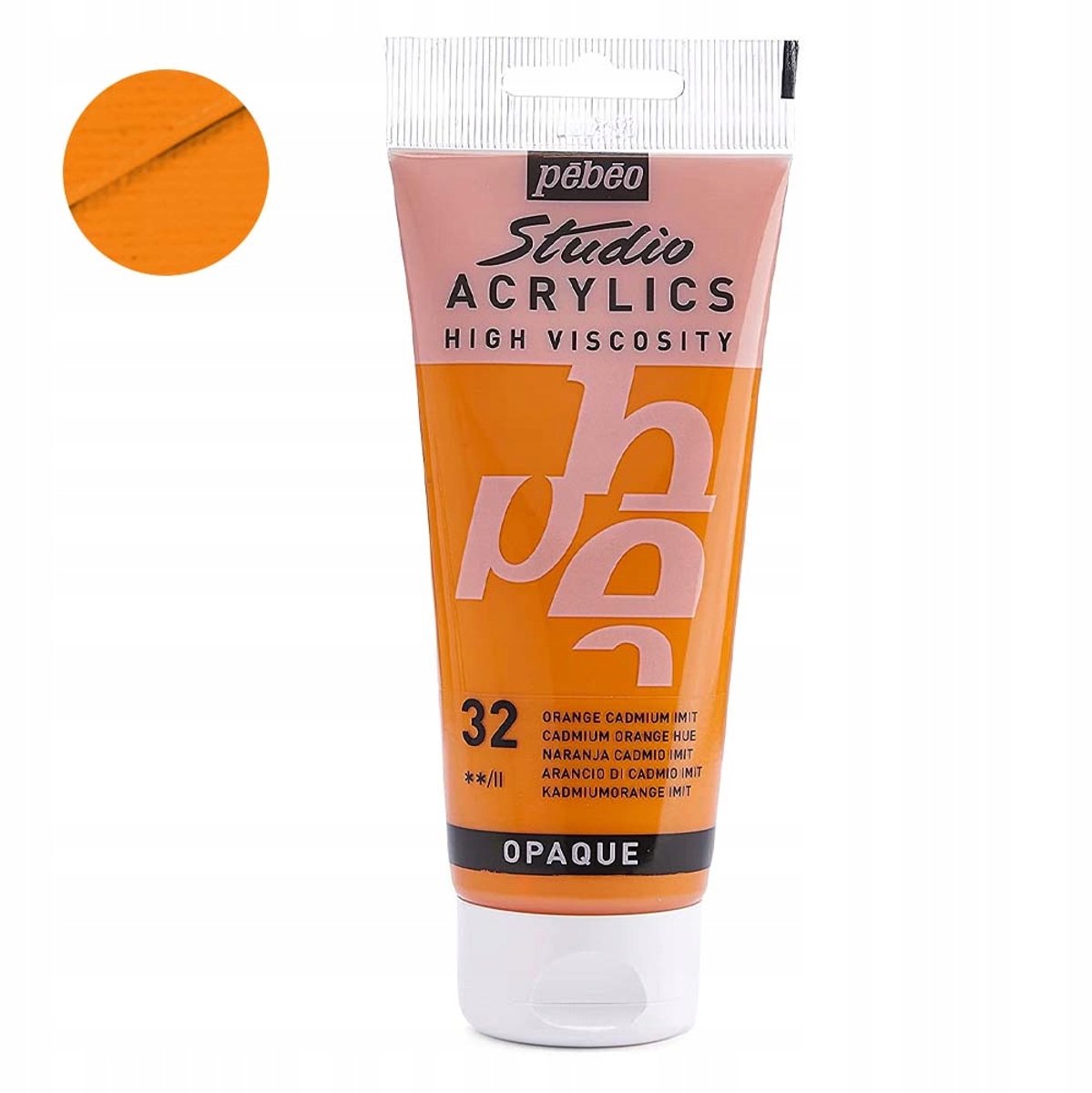 Pebeo Studio Acrylverf 100ml - 32 Cadmium Oranje