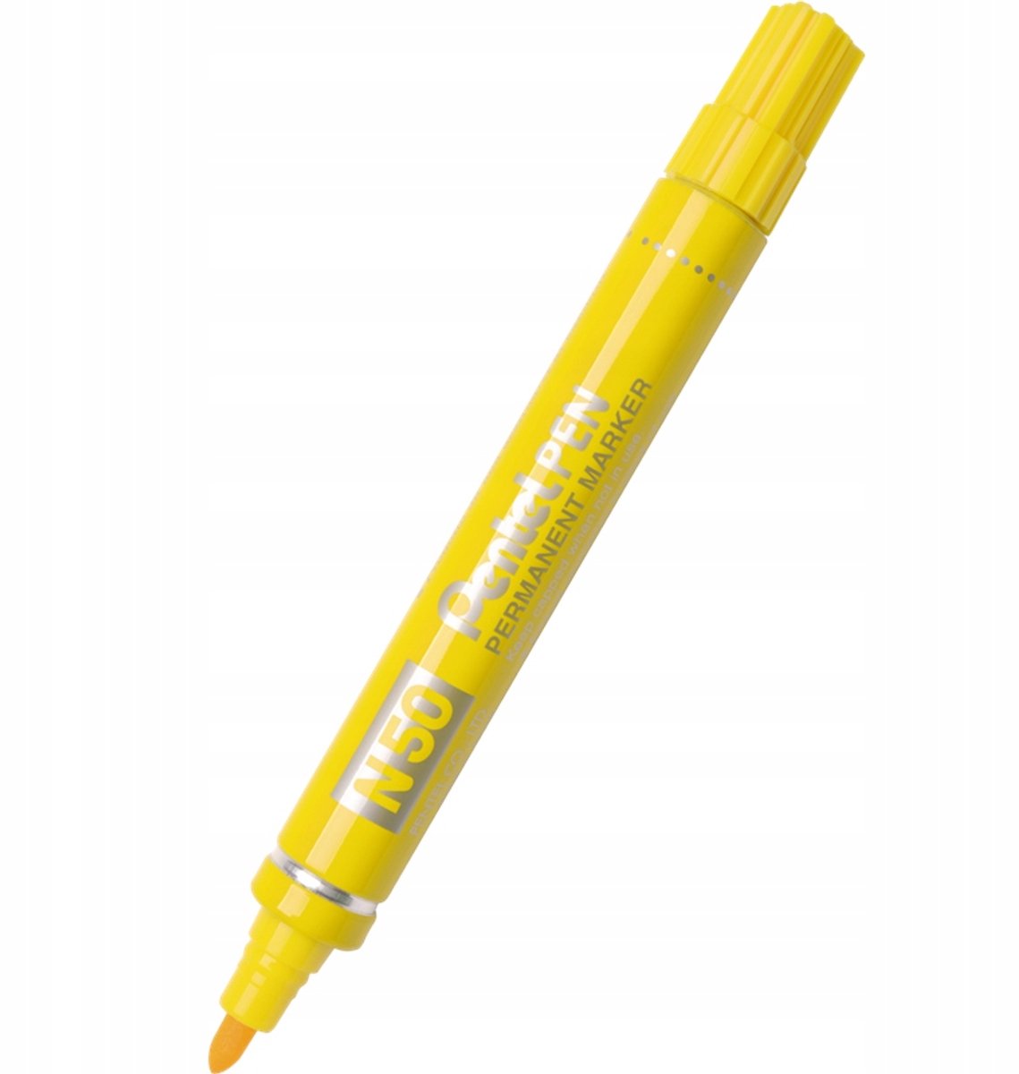 Pentel N50 Marker - Geel, Permanent, 2.0mm Lijn