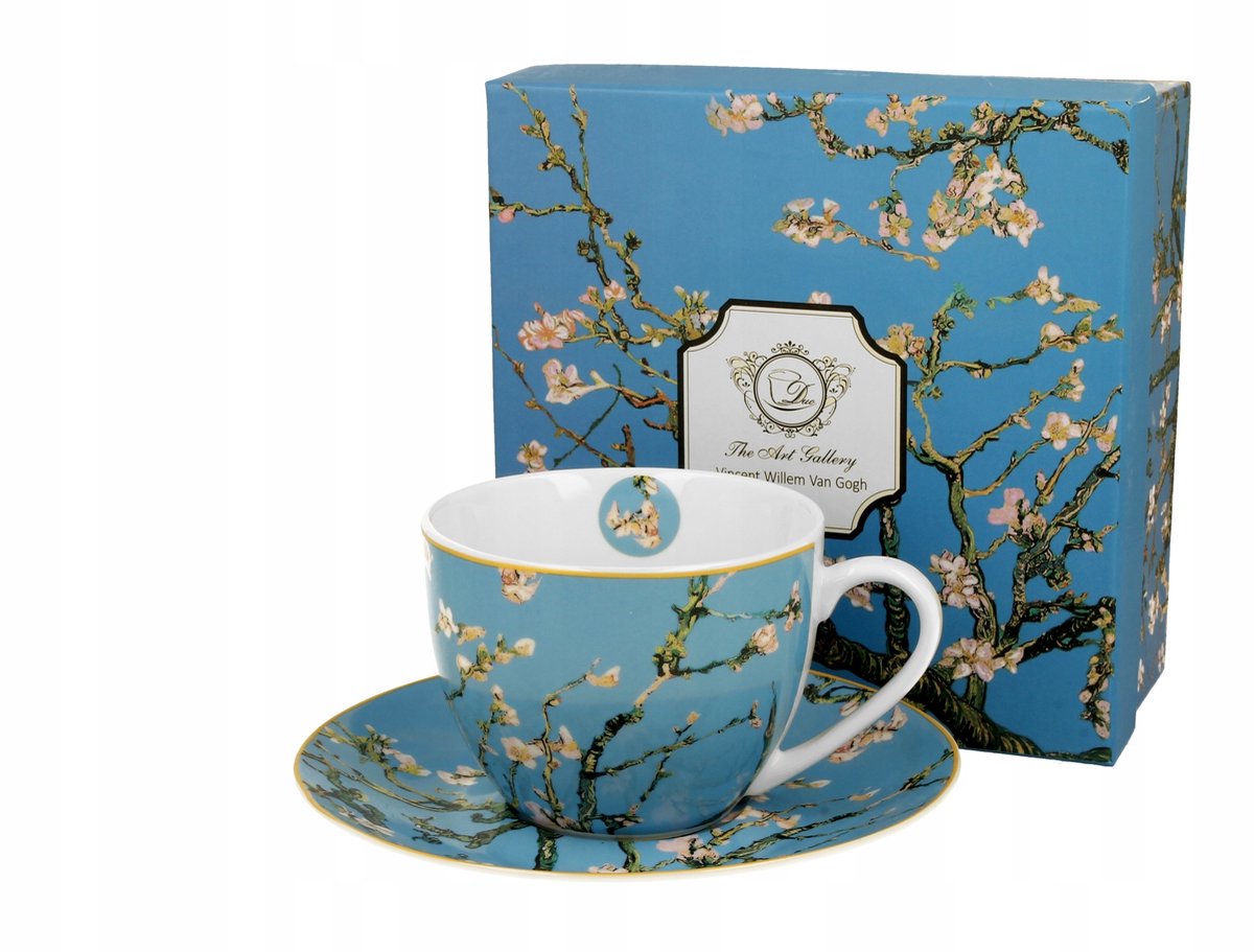 Van Gogh Almond Blossom Kop en Schotel - Porselein 250ml