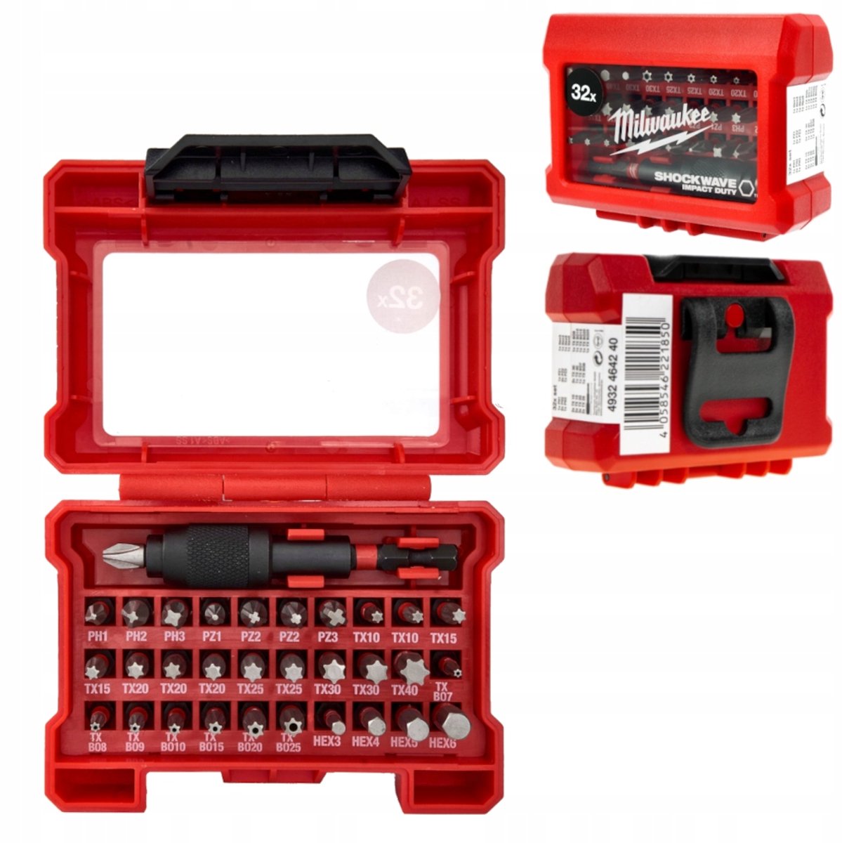 Milwaukee SHOCKWAVE Impact Duty Bitset 32 ​​Delen
