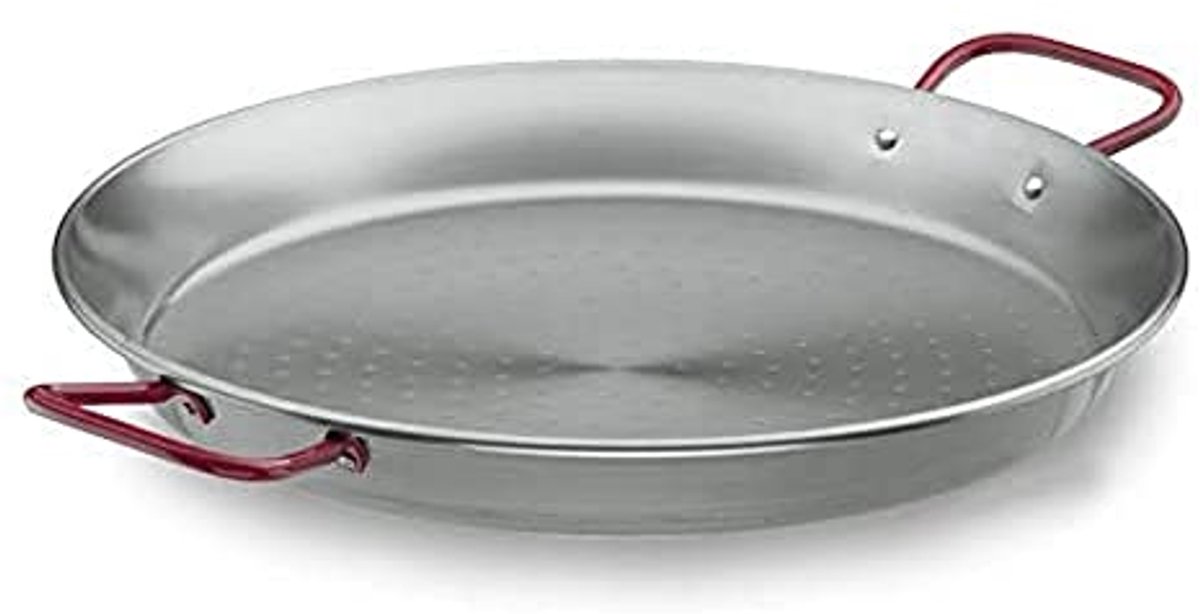 Ijzeren Paella Pan 32 cm – Geschikt voor Spaanse Gerechten