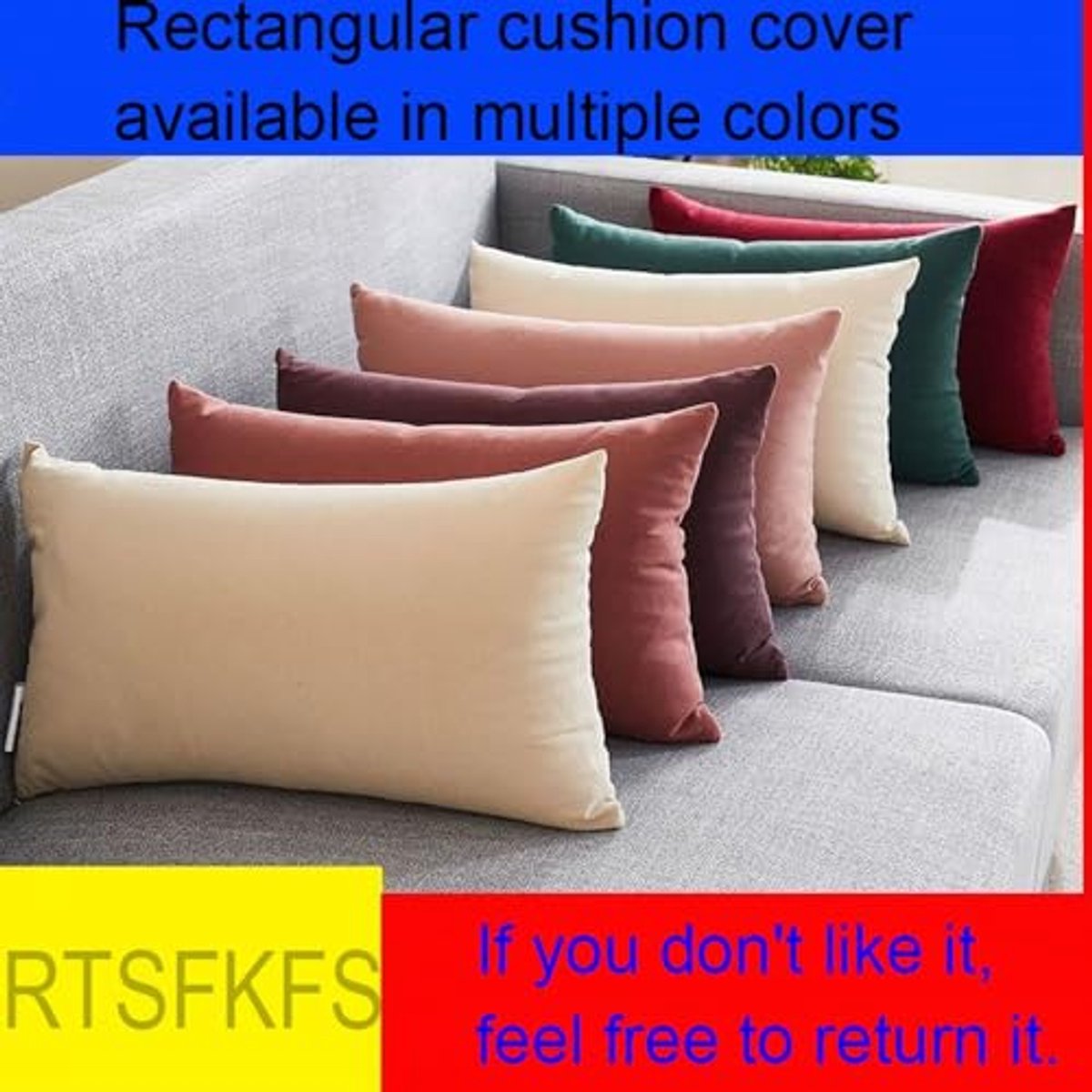2 pack stijlvolle kussenhoezen beige blauw grijs 60x80cm voor thuis en bank