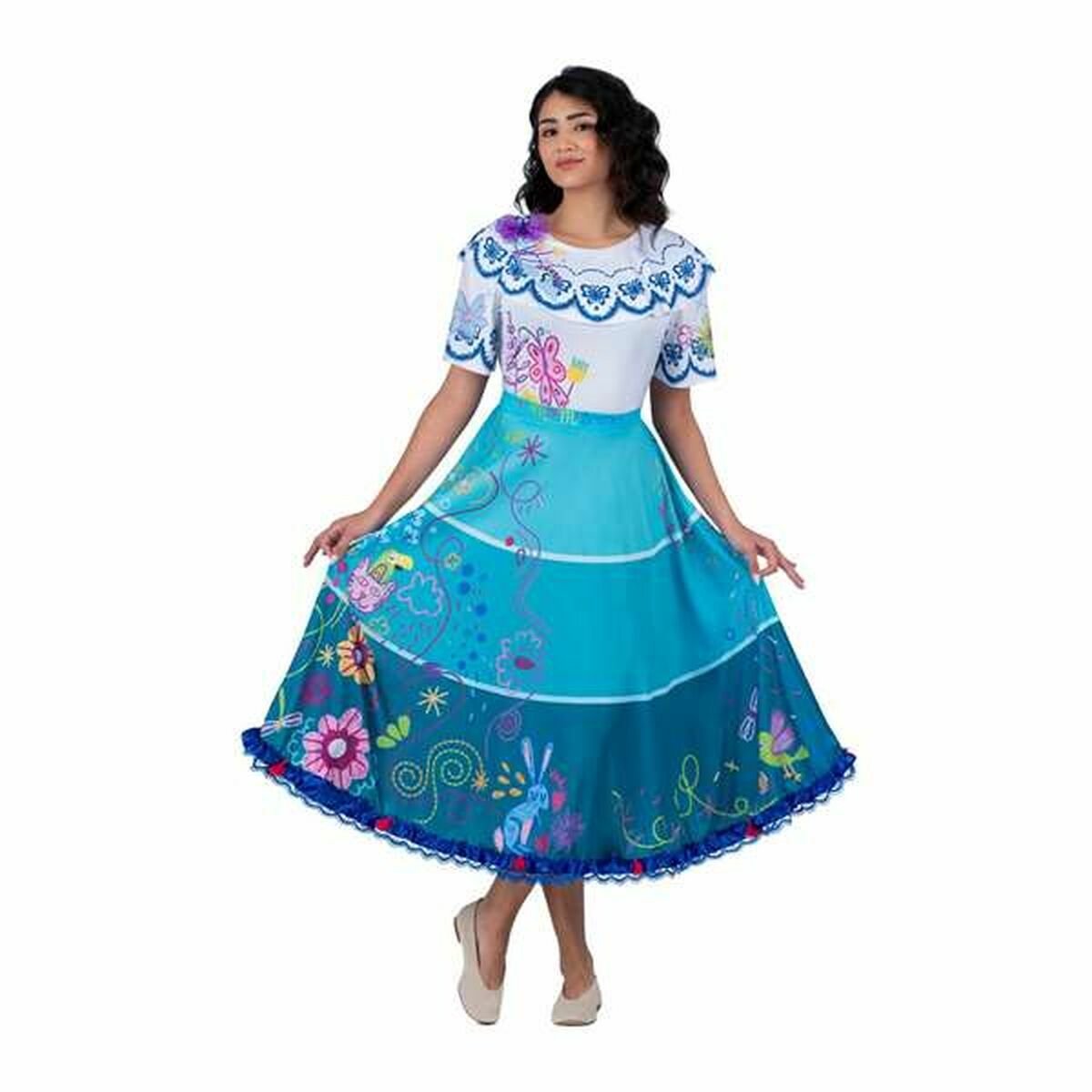 Kostuums voor Volwassenen My Other Me Colombia Jurk - XL