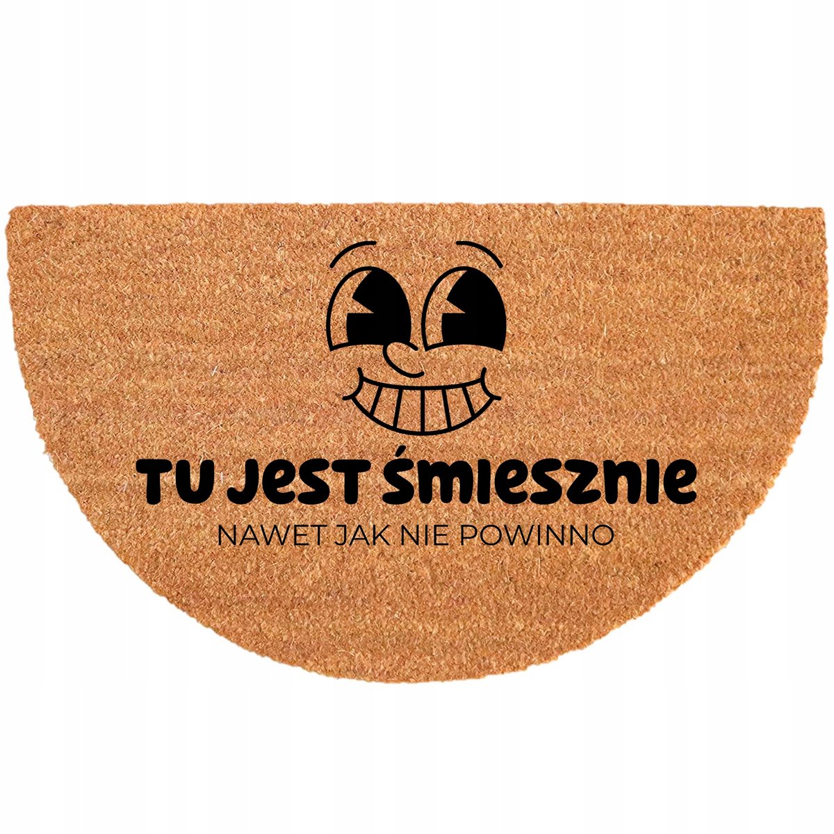 Kokosmat Halfrond 40x70cm antislip - Duurzaam & Ecologisch