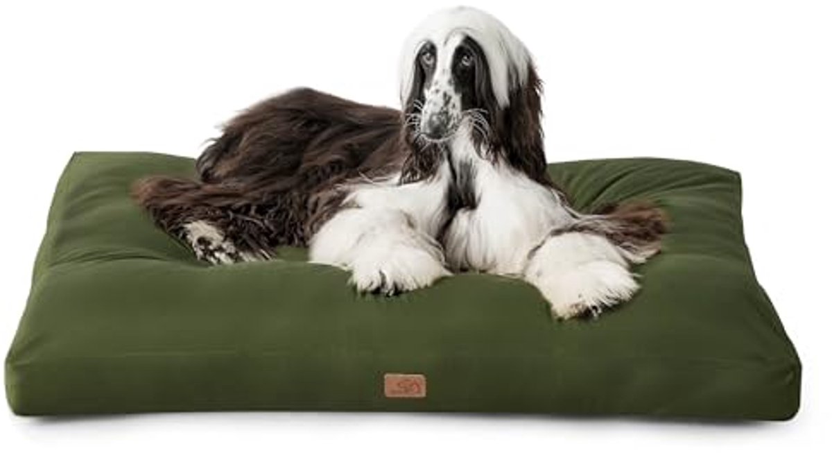 Hondenkussen voor grote honden - Wasbaar, waterdicht & comfortabel - XXL 120x90 cm - Gevoerd en koelend