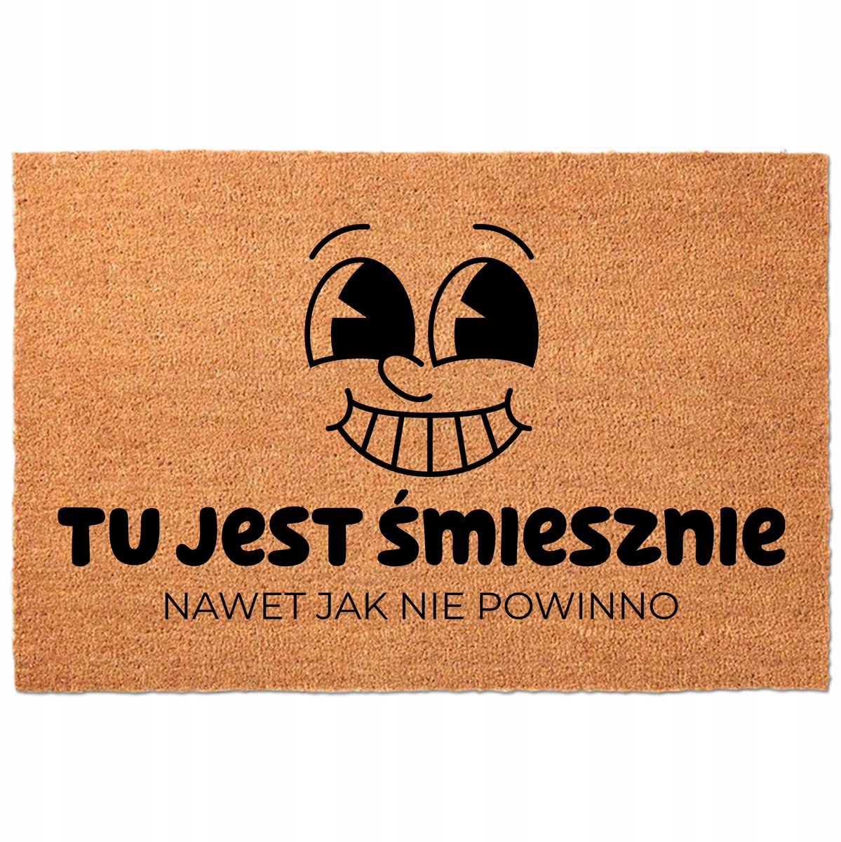 Kokosmat Deurmat 40x60cm - Humor: Hier is het altijd gezellig!