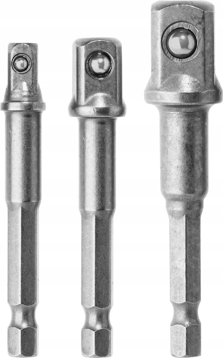 3-delige HEX dop adapter set voor schroefmachines