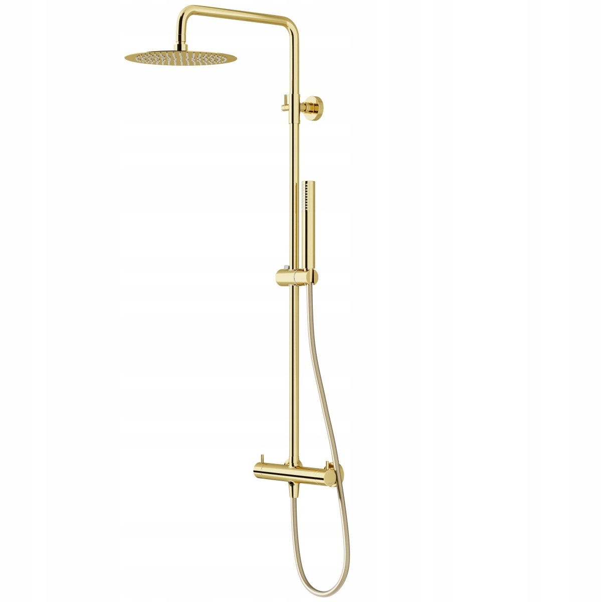 Gouden Doucheset Wandmontage met Regendouche en Handdouche