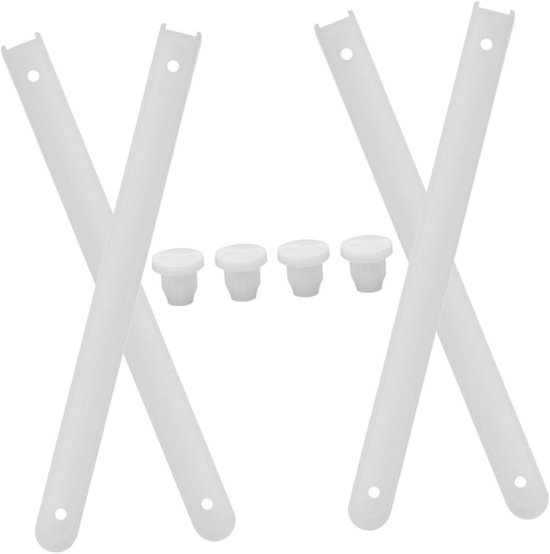 JHubers Goods - Witte ladegeleiders voor laden - Set van 4