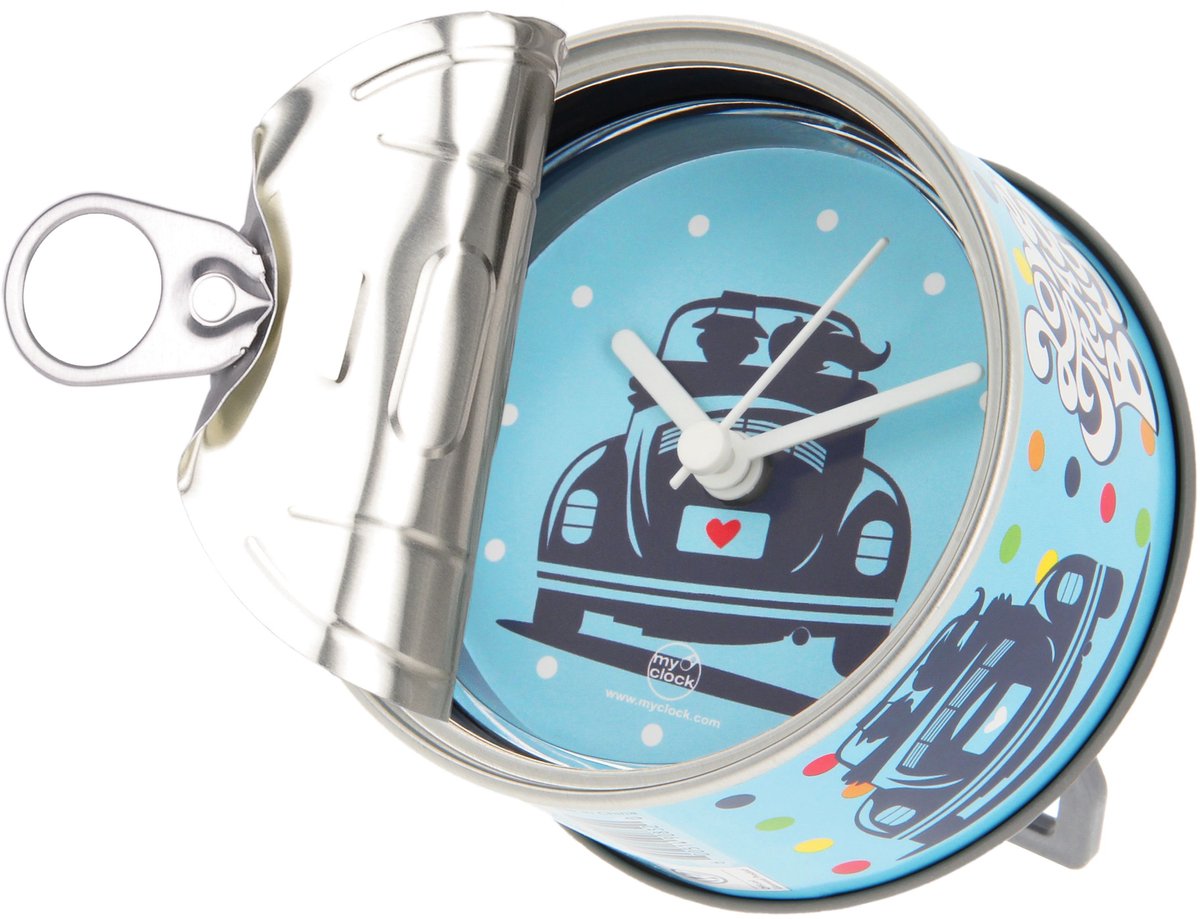 BRISA VW Collection - Volkswagen tafelklok, magnetische klok, MyClock ook personaliseerbaar, fotocadeau, VW-fan-verzamelobject