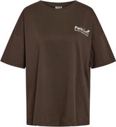 T-shirt Noisy May Nmida 2/4 Sporty T-shirt 27037814 Chocolat Femme Taille - S