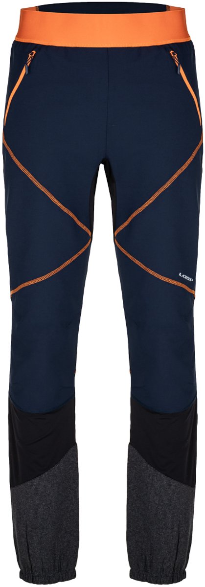 Softshellbroek heren Loap Urkaron blauw - S