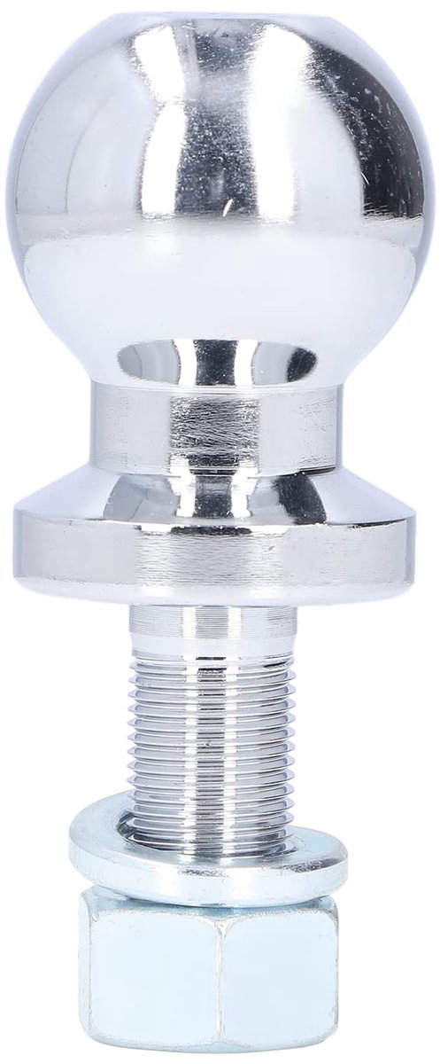 Chrome Trekhaakbal 47.6mm - 2000LBS Gemaakt van Gesmeed Staal - Geschikt voor Tractor en Caravan