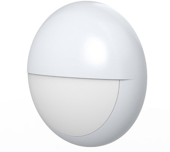 Foto: Noxion led bulkhead pro v2 wit 12 16 20w 2400lm 830 840 865 cct 325mm ip65 bewegings en lichtsensor ooglid ring wit 