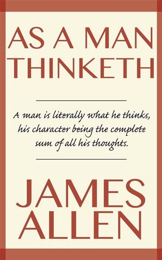 As A Man Thinketh - cover
