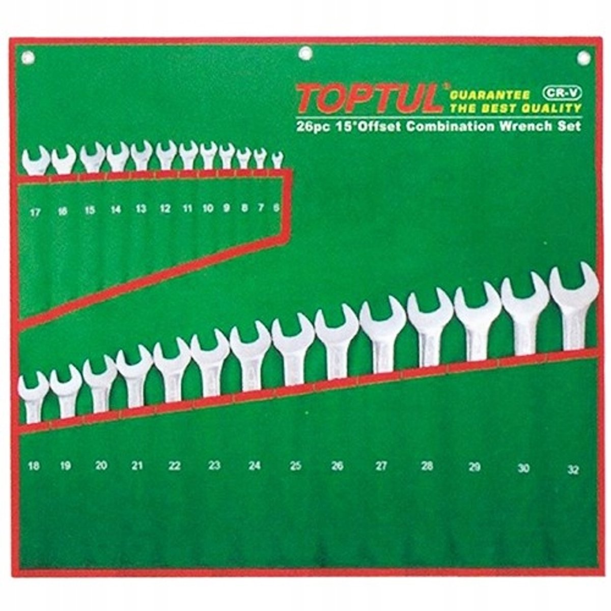 Toptul Ringsleutelset 26-delig (6-32 mm) - Professioneel gereedschap