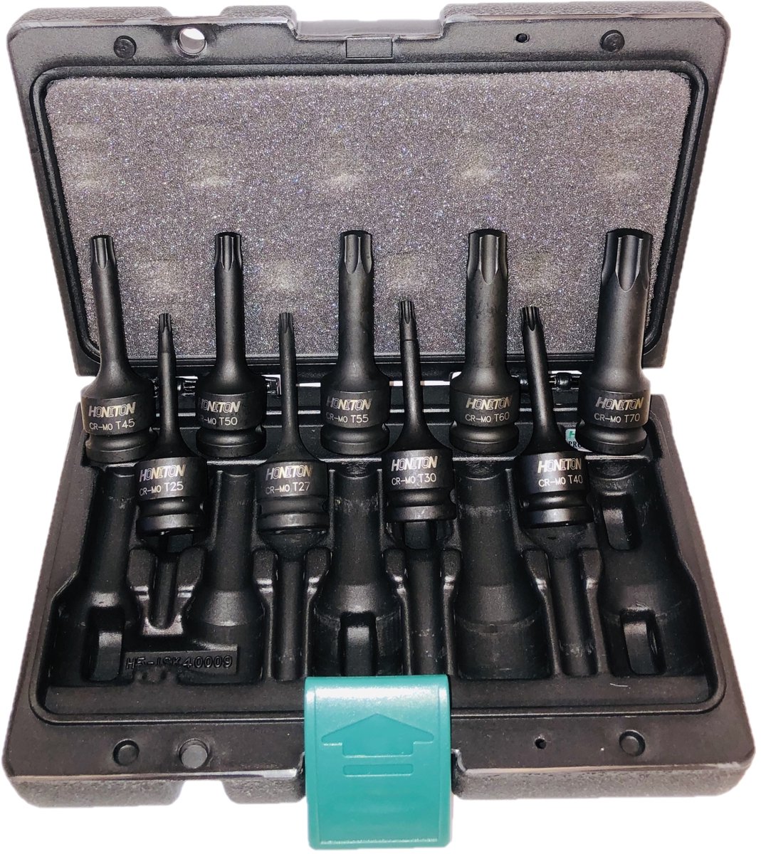 Honiton H4004 Slagdoppen Torx 1/2" T25-T70 (9 stuks)