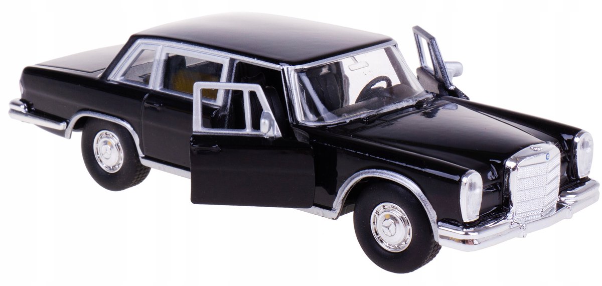 Welly Mercedes-Benz 600 (1963) Modelauto Metaal 1:34-39 Zwart