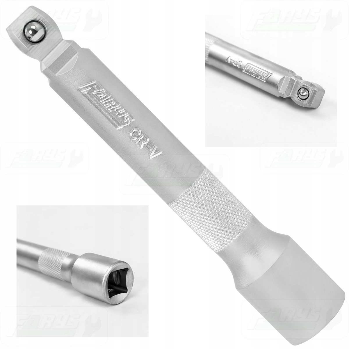 Verstelbare Verlengkoker 1/2" 125mm CrV - Ideaal voor Moeilijk Bereikbare Plekken