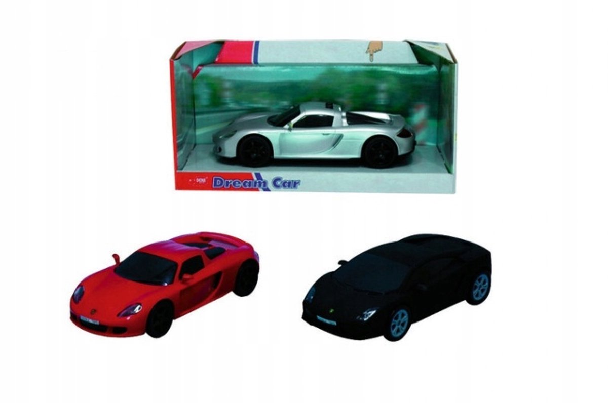 Dickie Speelgoedauto - Sportwagen met Geluid & Vrijloop (18cm)