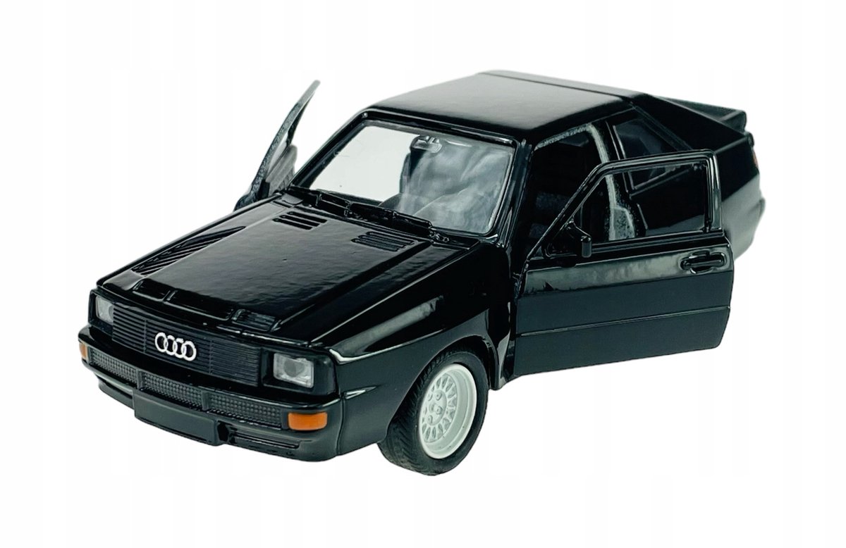 Welly Audi Sport Quattro Model Auto 1:34 Metaal Zwart