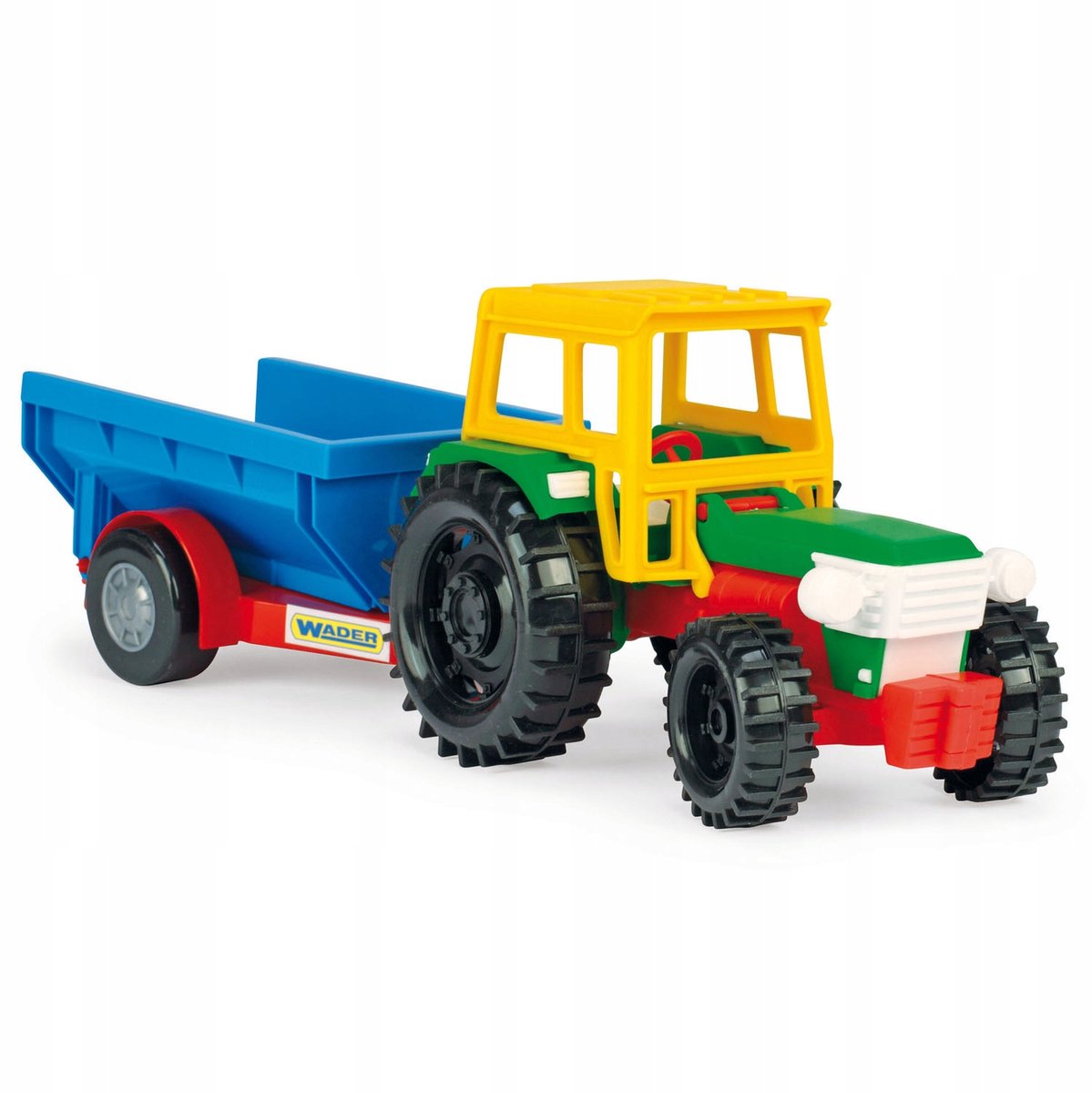 Wader Kiepwagen Tractor 38cm - Speelgoed voor Binnen en Buiten