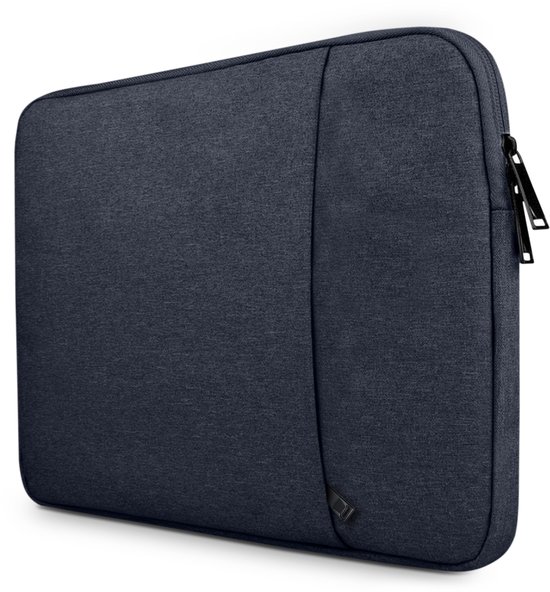 Laptophoes - Geschikt voor 15.6 / 16.3 / 17 inch - 3-laags bescherming - Laptop Sleeve - Laptop Cover - 2 afsluitbare vakken - Zwart