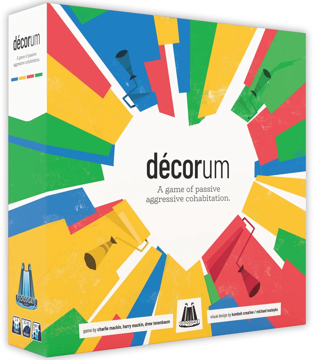 Décorum - Bordspel - Samen Decoreren & Verborgen Informatie - Engelstalig - Floodgate Games