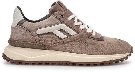 Floris Van Bommel Sfm-10139 Baskets pour femmes Noppi - Daim - Homme - Taupe - Taille 42