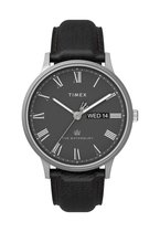 Montre analogique Timex Waterbury Classic Day/Date Boîtier : 100 % acier inoxydable | Bracelet : 100% cuir 40 TW2U88400AJ, TW2U88600AJ