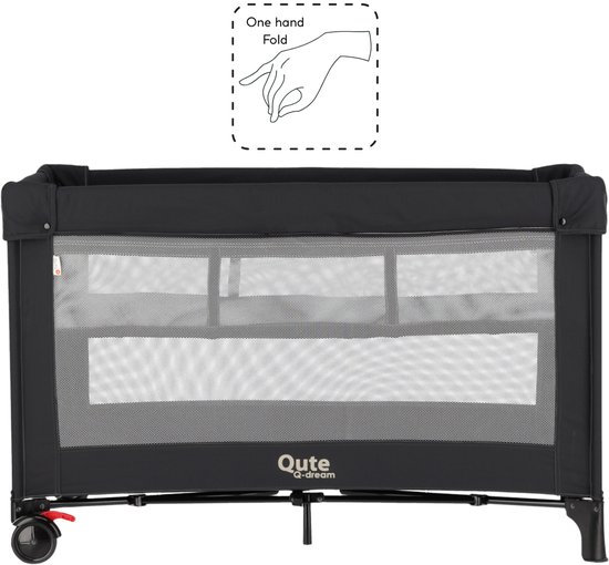 Qute Q-dream Campingbed easyfold ebony van Qute — afbeelding 5