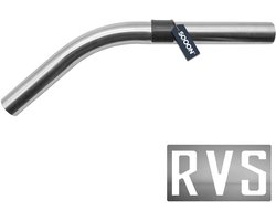 SQOON® Gebogen RVS Buis 38 mm – Geschikt voor Numatic & Makita stofzuigers – Vervangt 602919