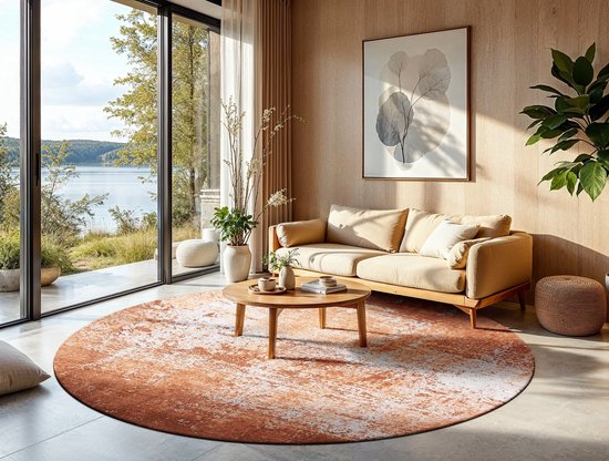 Louis De Poortere vloerkleed Mars - oranje - 140x200cm