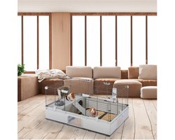 Ferplast konijnenverblijf Modular 2 109x72x56cm 0,78m2